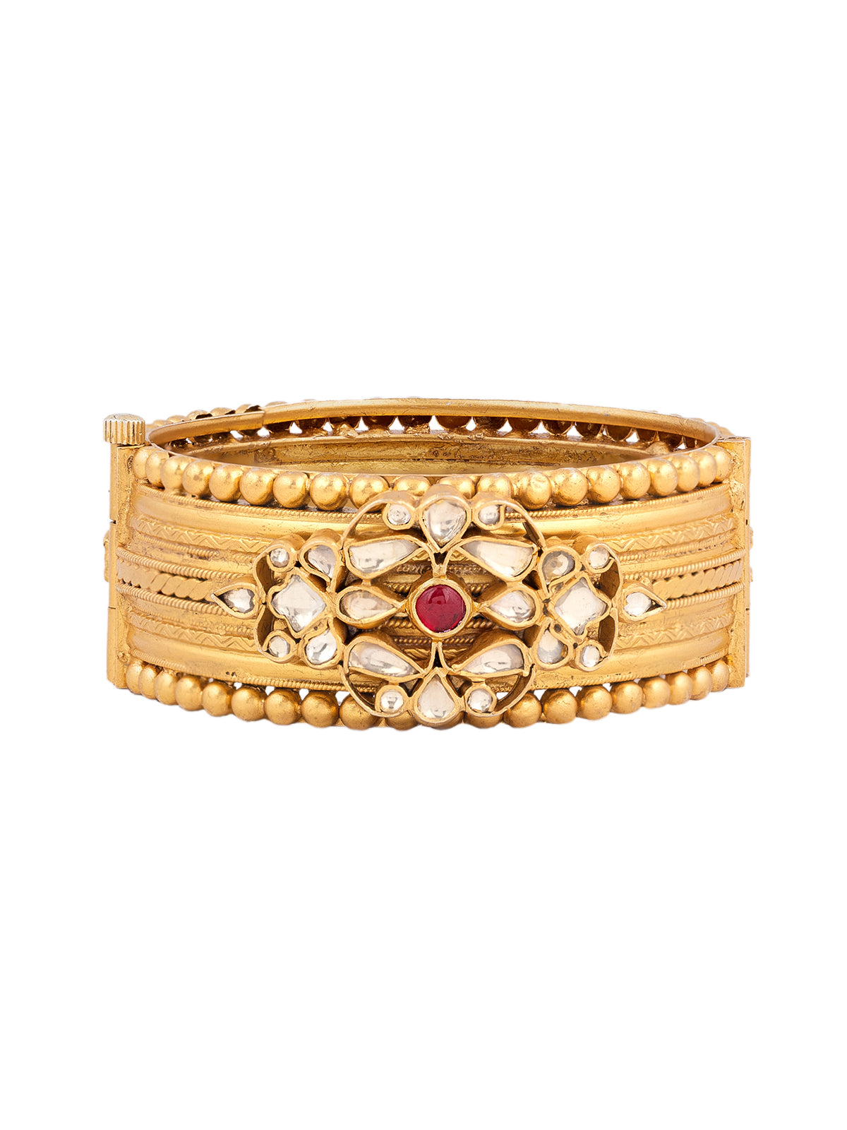 Polki bangles in deals gold