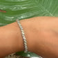 Delicate marquis tennis bracelet