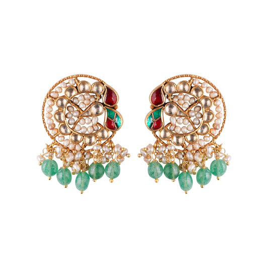 C Bird polki earrings