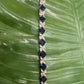 Blue sapphire tennis bracelet