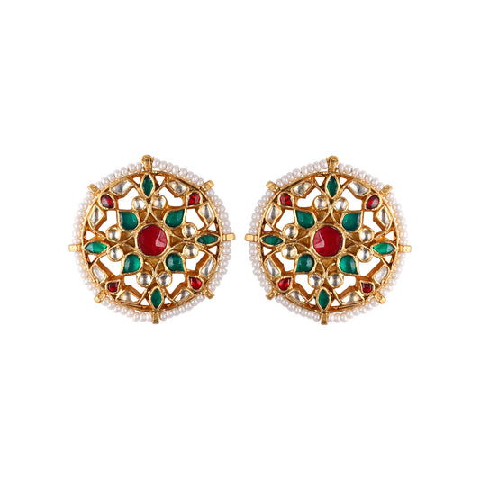 Red & Green round studs