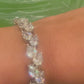 Drop shape tennis bracelet